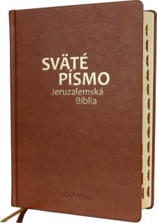 Sväté písmo - Jeruzalemská Biblia (veľký formát) - hnedá (Desiate revidované a opravené vydanie)
