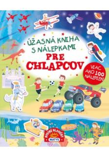 Úžasná kniha s nálepkami pre chlapcov