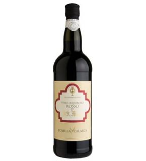Víno Liquoroso Roso per SS. Messe 2022 (sýto červené Likerózne omšové víno, objem 1l, 2022)