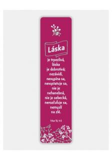 Záložka: Láska je trpezlivá...