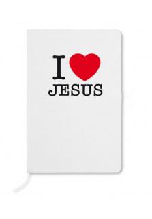 Zápisník A5 I love Jesus (Rozmer: 21 x 14 cm)