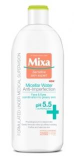 Mixa Micellar Water Anti-Imperfection micelárna pleťová voda pre zmatnenie pleti 400 ml