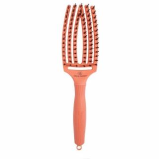 Olivia Garden Copper Fingerbrush Combo Medium Coral Brush