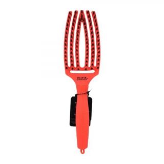 Olivia Garden Fingerbrush Think Pink Combo Medium Brush – Neon Orange