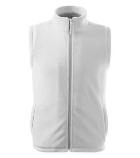 Fleecová vesta unisex biela MF518 (MF518)