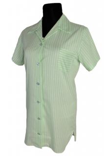 Nočná košeľa bavlnená zelena NKBL201 (NKBL201)