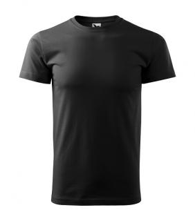 Pánske tričko bavlnené čierne TB12901 (TB12901)
