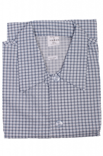 Pánsky pyžamový kabátik svetlo šedý KB101 (KB101)