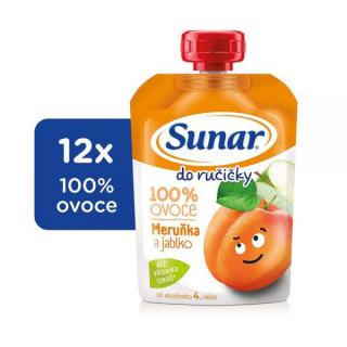 12x SUNAR Kapsička Do ručičky marhuľa 100 g