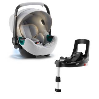 Autosedačka Baby-Safe iSense Bundle Flex iSense, Nordic Grey (Auosedačka 40cm - 83 cm)