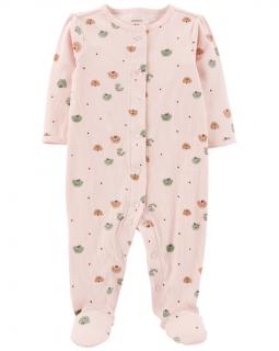 CARTER'S Overal na cvoky Sleep&amp;Play Pink Apples dievča 3m