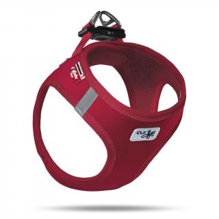 CURLI Postroj pre psov Softshell Red L, 8-13 kg