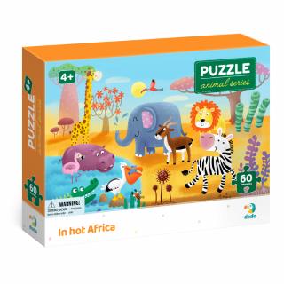 DODO Puzzle biomy Horko v Afrike 60 dielov