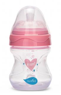 Fľaštička 150ml, Transparent pink