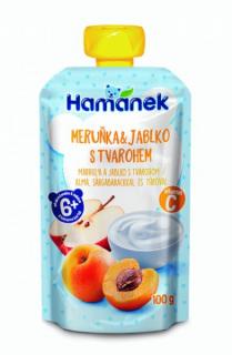 HAMÁNEK Marhuľa &amp; jablko s tvarohom 100 g