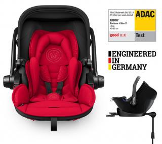 KIDDY Autosedačka Evoluna i-size 2 + Isofix základňa  40-83 cm Chili Red