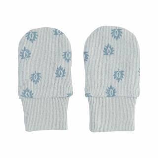 LODGER Rukavičky Mittens Print Rib Ice Flow