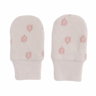 LODGER Rukavičky Mittens Print Rib Tan