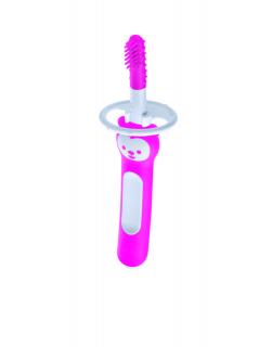 MAM Kefka zubná Massaging brush, 3m+ ružová