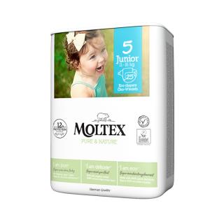 MOLTEX Pure&amp;Nature Plienky jednorazové 5 Junior (11-25 kg) 25 ks