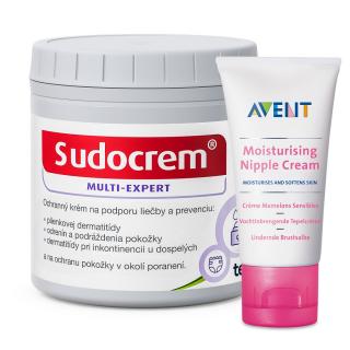 Philips AVENT Krém na bradavky 30 ml + SUDOCREM Multi-Expert 125 g - krém na zapareniny