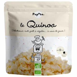 POPOTE Výberová predvarená bio quinoa 100 g, 9+