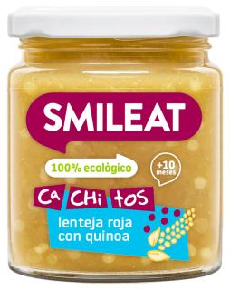 SMILEAT Organic CA-CHI-TOS Zeleninový príkrm červená šošovka s quinoou 230 g, 10m+