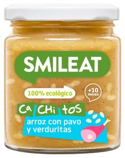 SMILEAT Organic CA-CHI-TOS Zeleninový príkrm morčacie mäso s ryžou 230 g, 10m+