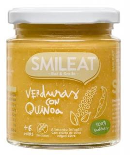 SMILEAT Organic príkrm Zelenina s Quinoou 230 g, 6m+