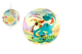 TEDDIES Lopta nafúknutá dinosaurus vinyl priemer 22 cm