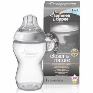 TOMMEE TIPPEE Dojčenská fľaša C2N, 1 ks 340ml, 3 + m