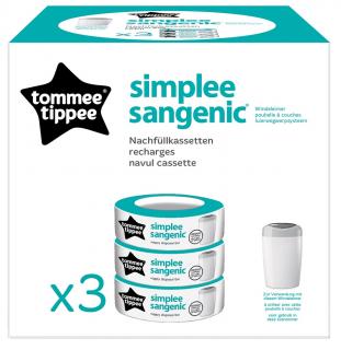 TOMMEE TIPPEE Náhradné kazety Sangenic Simplee (3 ks)