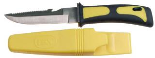 Nôž potápačský žltý MFH 45402 (Potápačský nôž)