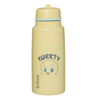 B.box Nerezová Termofľaša so slamkou 1l Looney Tunes