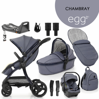 BabyStyle Egg2 Platinum set 9 v 1 - Chambray