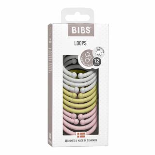 BIBS Loops krúžky 12ks Varianta: Haze/Meadow/Blossom