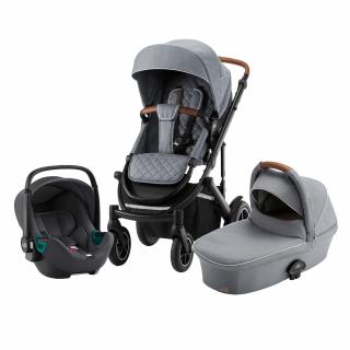 BRITAX RÖMER 3-kombinácia kočíka Smile III s autosedačkou Baby Safe 3 I-SIZE Varianta: NORDIC GREY