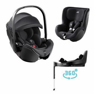 BRITAX RÖMER Autosedačka BABY-SAFE Pro + Vario Base 5Z + Autosedačka Dualfix 5Z Classic Varianta: Deep Black