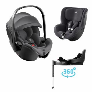 BRITAX RÖMER Autosedačka BABY-SAFE Pro + Vario Base 5Z + Autosedačka Dualfix 5Z Classic Varianta: Deep Grey