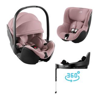 BRITAX RÖMER Autosedačka BABY-SAFE Pro + Vario Base 5Z + Autosedačka Dualfix 5Z Varianta: Dusty Rose