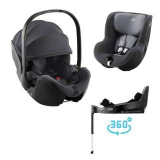 BRITAX RÖMER Autosedačka BABY-SAFE Pro + Vario Base 5Z + Autosedačka Dualfix 5Z Varianta: Midnight Grey