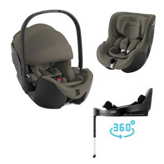 BRITAX RÖMER Autosedačka BABY-SAFE Pro + Vario Base 5Z + Autosedačka Dualfix 5Z Varianta: Urban Olive