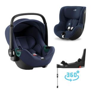 BRITAX RÖMER Autosedačka set Baby-Safe 3 i-Size + Flex Base 5Z + Autosedačka Dualfix 3 i-Size Varianta: Indigo Blue