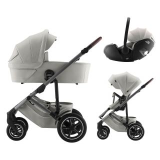 BRITAX RÖMER Kombinovaný kočík 3v1 Smile 5Z Lux Varianta: Linen Grey
