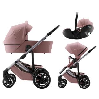 BRITAX RÖMER Kombinovaný kočík 3v1 Smile 5Z Style Varianta: Dusty Rose