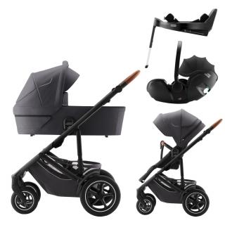 BRITAX RÖMER Kombinovaný kočík 4v1 Smile 5Z Classic Varianta: Midnight Grey
