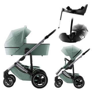 BRITAX RÖMER Kombinovaný kočík 4v1 Smile 5Z Style Varianta: JADE GREEN
