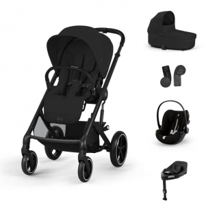 Cybex Kombinovaný kočíky Balios S Lux Set M Varianta: Moon Black