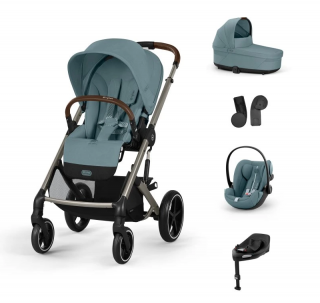 Cybex Kombinovaný kočíky Balios S Lux Set M Varianta: Sky  blue
