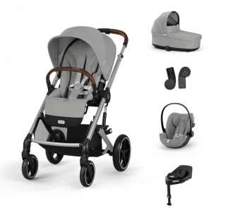 Cybex Kombinovaný kočíky Balios S Lux Set M Varianta: stone grey